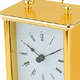 Brass Coloured Quartz Carriage Clock