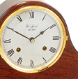 Dome Mahogany 8 Day Striking Mantel Clock