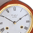 Church Mahogany 8 Day Striking Mantel Clock